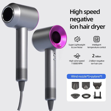 Bladeless Silent Hair Dryer – Fast Drying, Zero Noise, Pure Innovation